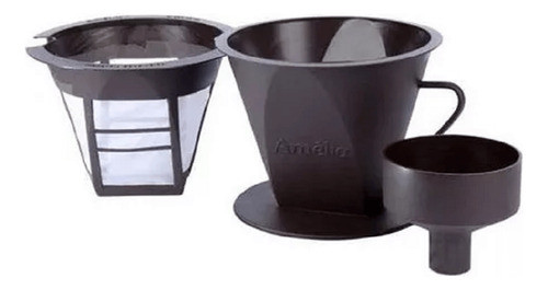 Kit Coador De Café 103 Reutilizável Com Filtro E Suporte 0