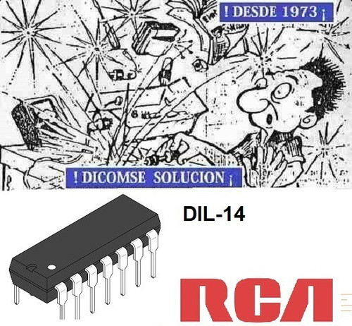 Ca3086 Lm30 Transistor Array 3 Npn +differential Pair Dil-14 0