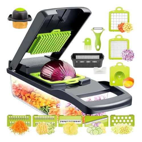 Picador De Verduras, Accesorios De Cocina 16 En 1, 0