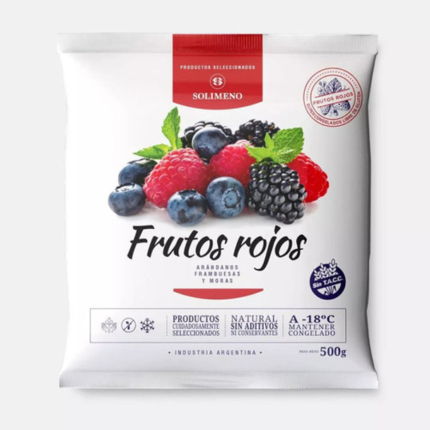 Mix De Frutos Rojos Congelados Solimeno Bolsa 500gr Sin Tacc 0 Mix De Frutos Rojos Congelados Solimeno Bolsa 500gr Sin Tacc 0