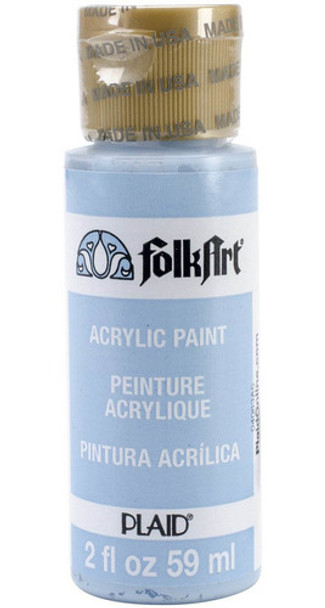 Pintura Acrilica Mate Folkart Usa 59ml Blue Belle Azul Bello 0