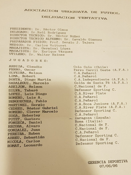 Autografos De Jugadores De Futbol Año 1996 Eliminatorias 0 Autografos De Jugadores De Futbol Año 1996 Eliminatorias 0