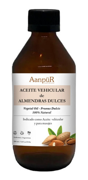 Aceite Natural Vehicular Almendras Dulces 500 Ml 0