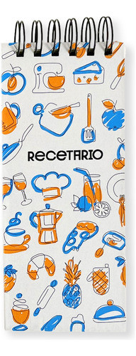 Recetario De Cocina Libreta Anotador 0