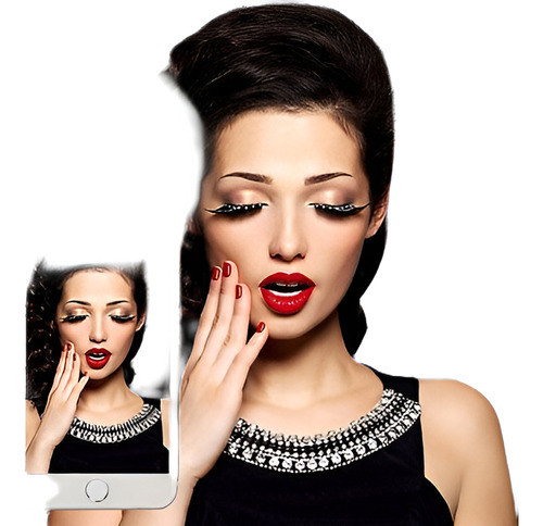 Portátil Selfie Led Anillo Llene Luz Cámara De Fotografía Pa 0