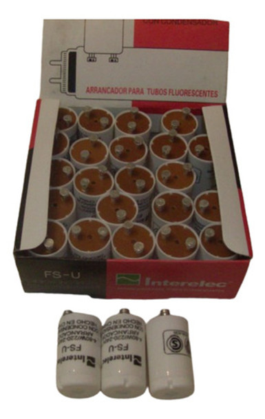 Arrancador Tubo Fluorescente 4-80w 220v Interelec  X6 U. 0