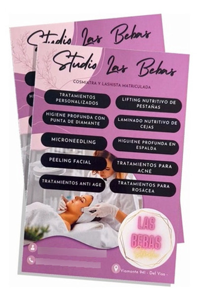 100 Volantes Publicitarios 10x15 Full Color Simple Faz 0