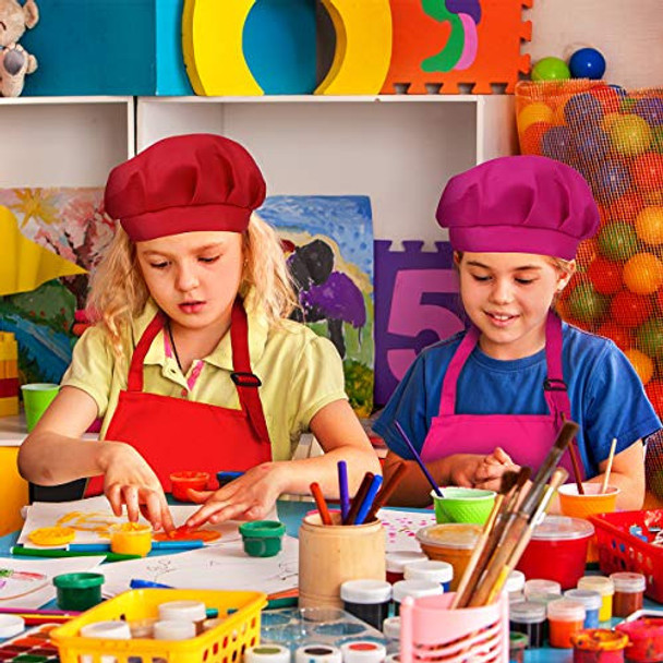 Yarachel - Juego De Delantales Para Niños Y Gorro De Chef - 0 Yarachel - Juego De Delantales Para Niños Y Gorro De Chef - 0