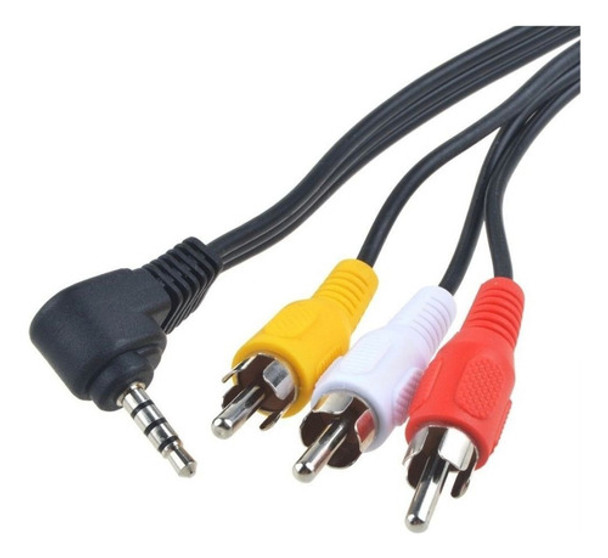 3.5 Mm Plug Aux Auxiliar A 3 Rca Av Audio Video Tv Cable Cab 0