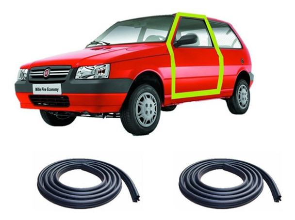 Juego De Burletes De Puerta Fiat Uno 3 Puertas 0