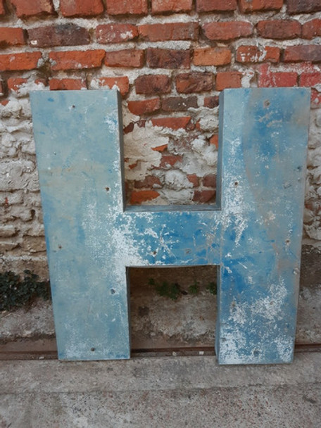 Letra De Hojalata Chapa H De 1 Mts X 70 X 12 Cns 0 Letra De Hojalata Chapa H De 1 Mts X 70 X 12 Cns 0