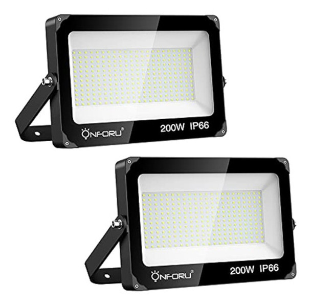 Onforu 2 Pack 200w Reflector Led, 22000lm Luces De Seguridad 0 Onforu 2 Pack 200w Reflector Led, 22000lm Luces De Seguridad 0