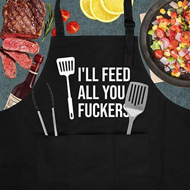 Delantal De Cocina Para Hombres O Mujeres Con 3 Bolsillos 0 Delantal De Cocina Para Hombres O Mujeres Con 3 Bolsillos 0