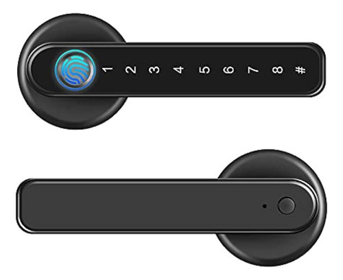 Cerradura De Puerta Inteligente Con Huella Dactilar Meeqee C 0