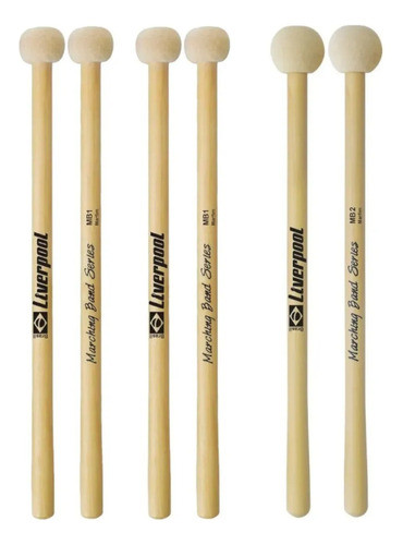 Kit Maçaneta Bumbo Marching Band Bf Mb1 E Mbf2  Liverpool 0