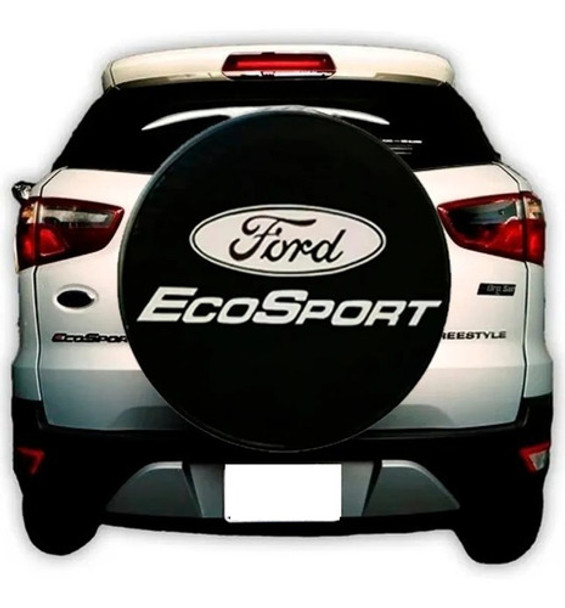Funda Cubre Rueda Auxiliar - Ford Ecosport - Logo Blanco 0 Funda Cubre Rueda Auxiliar - Ford Ecosport - Logo Blanco 0