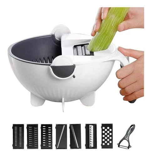 Rallador De Vegetales Escurridor Cortador Rebanadas Pelador 0