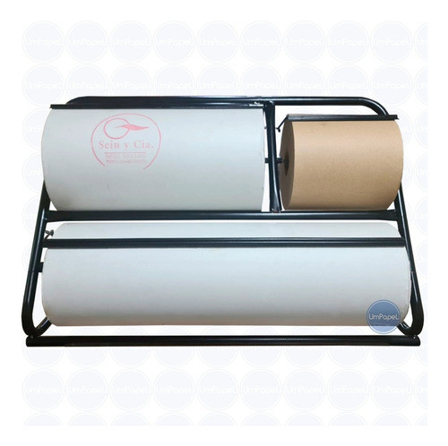 Porta Bobina De Papel Triple Apto 20, 40 Y 60 Cm. Dispenser 0