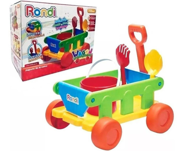Carro Gigante Wagon Rondi Balde Pala Rastrillo 0