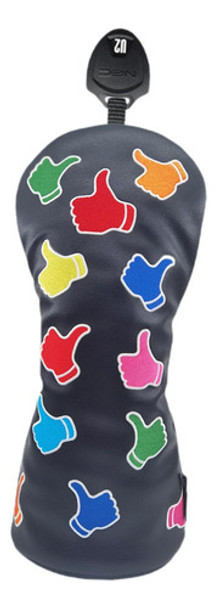 Capa De Cabeça De Golfe Para Taco De Golfe, Preto 25cmx11cm 0