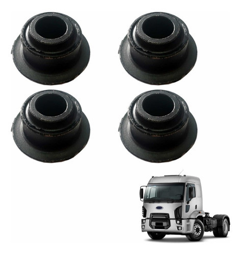 Kit Bucha Trava Cabine Caminhão Ford Cargo 1317 2429 Panda 0