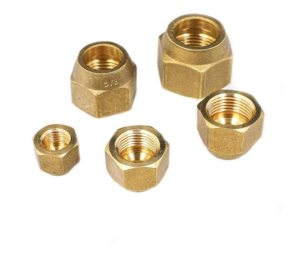 Cupla/tuerca Bronce 3/8 Flare Para Refrigeración X10 Unid 0 Cupla/tuerca Bronce 3/8 Flare Para Refrigeración X10 Unid 0