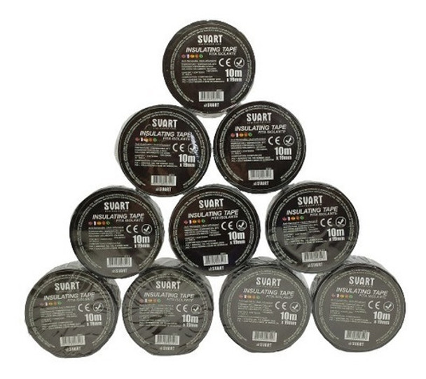 Kit 10 Fita Isolante 10 Metros Anti Chama Tech One 0