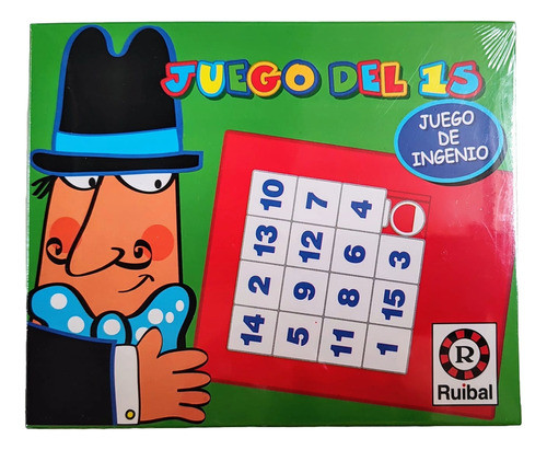 Juego De Ingenio Juego Del 15 Original Ruibal +7años 0