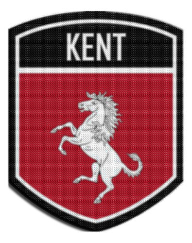 Parche Termoadhesivo Emblema Inglaterra Kent 0