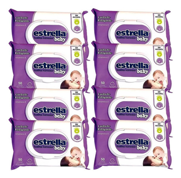 Toallitas Humedas Estrella Baby Lilas X 400 Unidades 0
