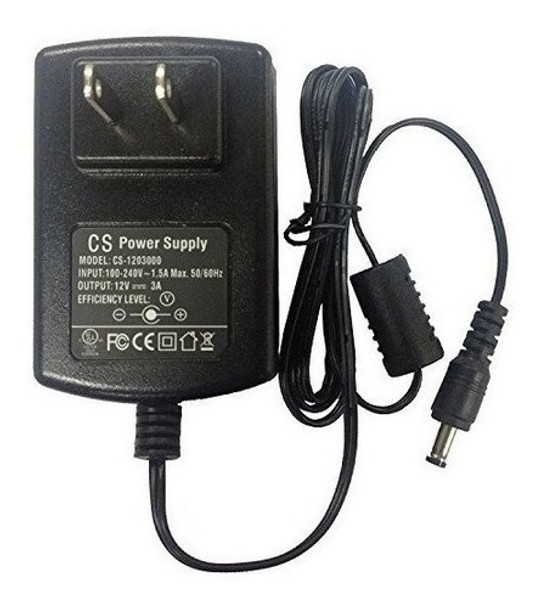 Adaptador De Fuente De Alimentacion De Ca 100-240v A Cc 12v 0