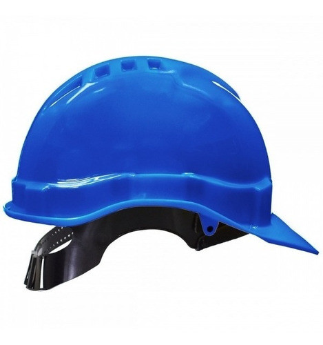Casco De Seguridad De Obra Libus Certificado Unit Azul 0