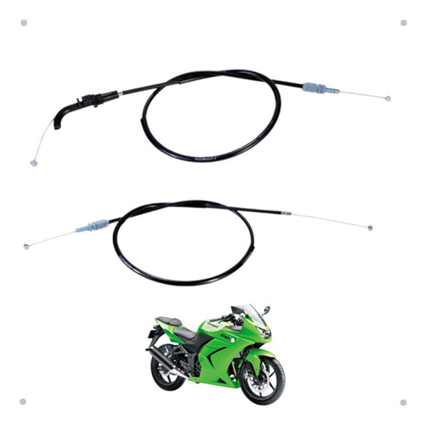Cabo De Acelerador A+b Kavasaki Ninja 250r 0 Cabo De Acelerador A+b Kavasaki Ninja 250r 0
