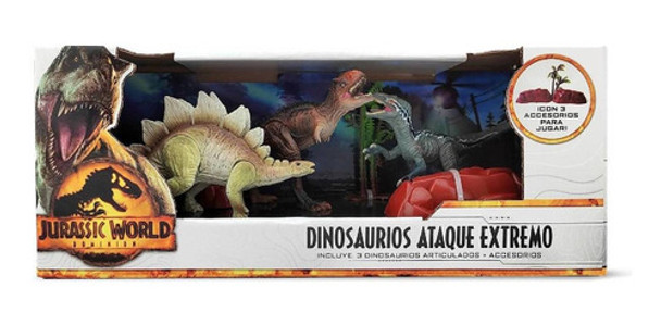 Set Dinosaurios Y Accesorios Jurassic World - Mosca 0 Set Dinosaurios Y Accesorios Jurassic World - Mosca 0