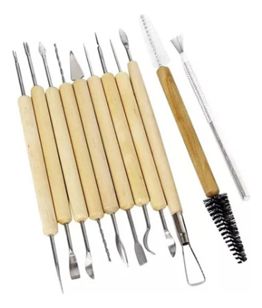 Kit Herramientas Alfareria  Arcilla Ceramica 0