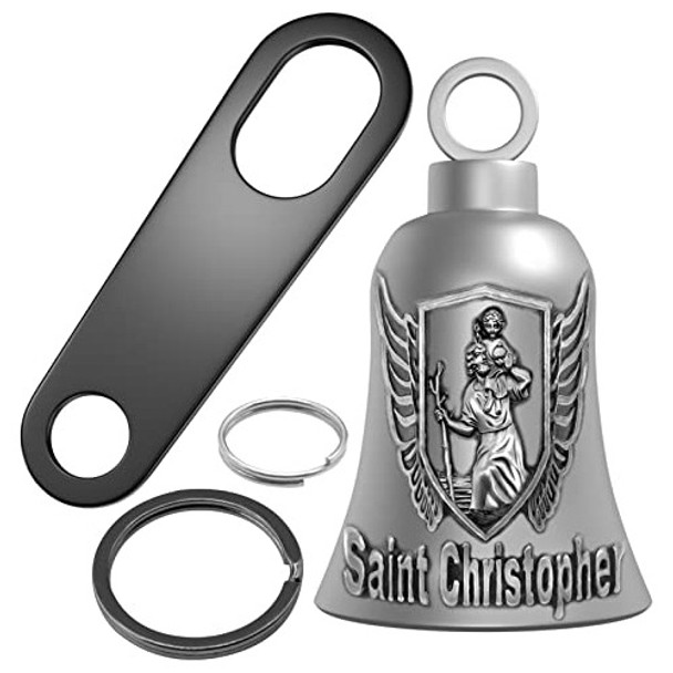 Campanas Motocicleta Motociclista Guardián Suerte Llavero Co 0