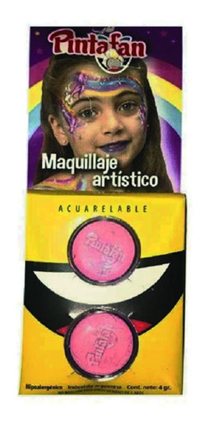 Maquillaje Artístico Rosa-rosa Acuareleable Pintafan 0