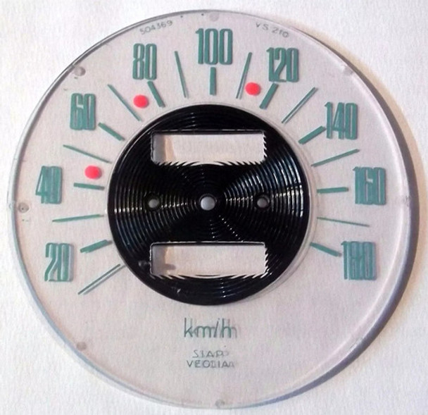 Fiat 128 Berlina Cuadrante Velocimetro Acrilico Fraganplat 0