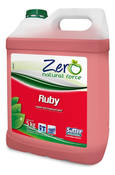 Ruby Zero Anticalcareo Desinfectante Perf. 5 Lts 0