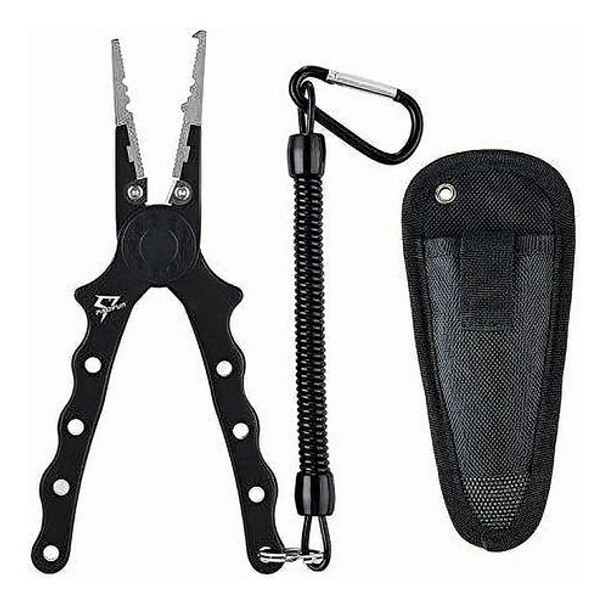 Piscifun Aluminio Pesca Alicates  Negro7.1 0