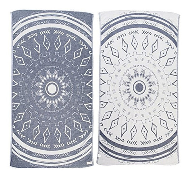 Toalla Turca De Doble Capa Bersuse 100% Algodón Kona - 37x70 0 Toalla Turca De Doble Capa Bersuse 100% Algodón Kona - 37x70 0