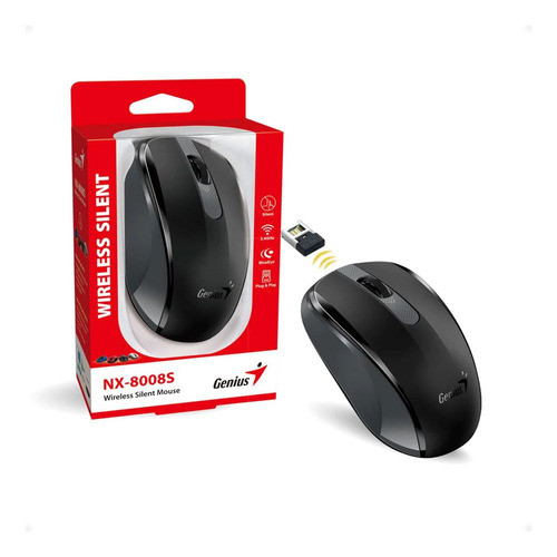 Mouse Inalámbrico Genius Silent Nx-8008s 0