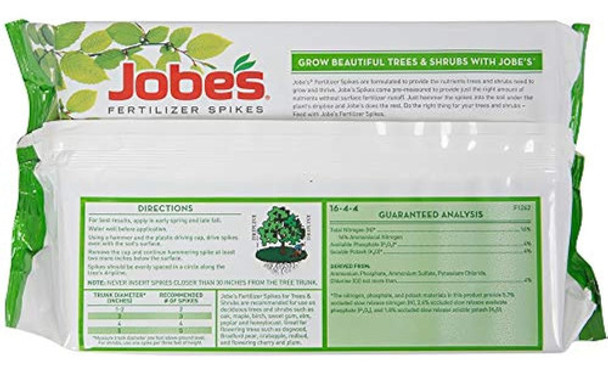 Pozos De Fertilizantes De Árbol Y Arbusto De Jobes 15 Paquet 0