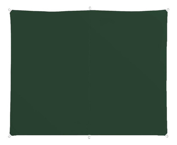 Toldo Vela P/ Sombra Viento C/ Uv - 4*7 Rectangulo Verde 0