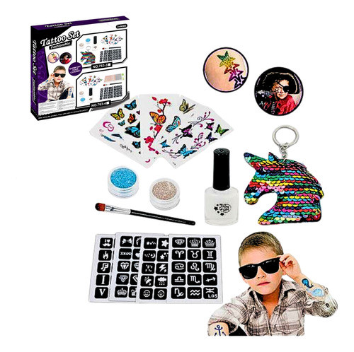 Set Para Hacer Tatuajes Infantil, Okidoki. 0