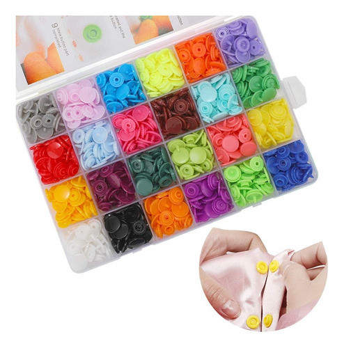Kit Broches Plasticos Ropa 150 Pcs De 12mm  Electroimporta- 0
