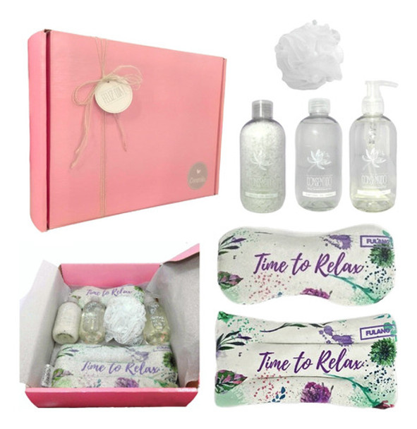 Kit Caja Regalo Mujer Spa Jazmín Set Relax Zen N65 Feliz Día 0 Kit Caja Regalo Mujer Spa Jazmín Set Relax Zen N65 Feliz Día 0