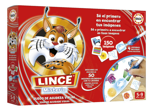 Juego Didactico Lince Misterio Encuentra La Imagen Educa Ax® 0