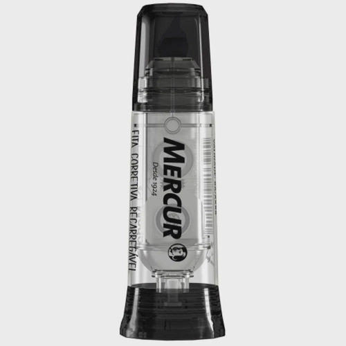 Fita Corretiva Recarregável Preto - Mercur 0