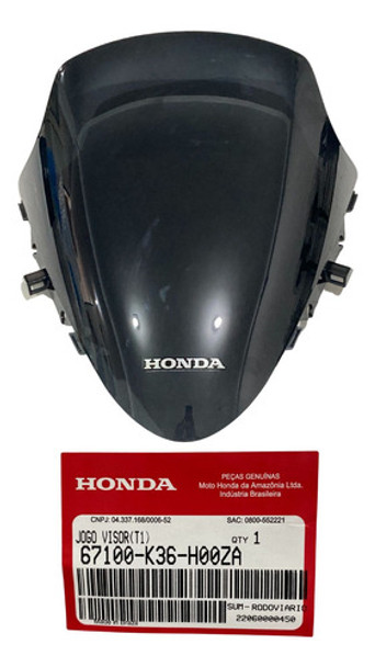 Para-brisa Bolha Diant. Pcx 150 2016 E 2017 Original Honda 0
